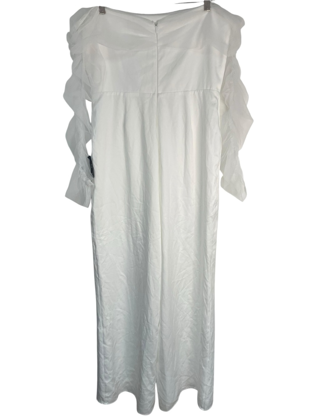 Lulus Eternal Bliss Tulle Off-the-Shoulder Jumpsuit White - Picture 6 of 16